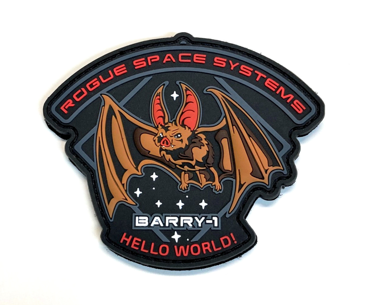Barry-1 OTP-1 CubeSat Patch Rogue Space Sys Falcon 9 Transporter-9 VSFB Launch Barry-1 OTP-1 CubeSat Patch Rogue Space Sys Falcon 9 Transporter-9 VSFB Launch