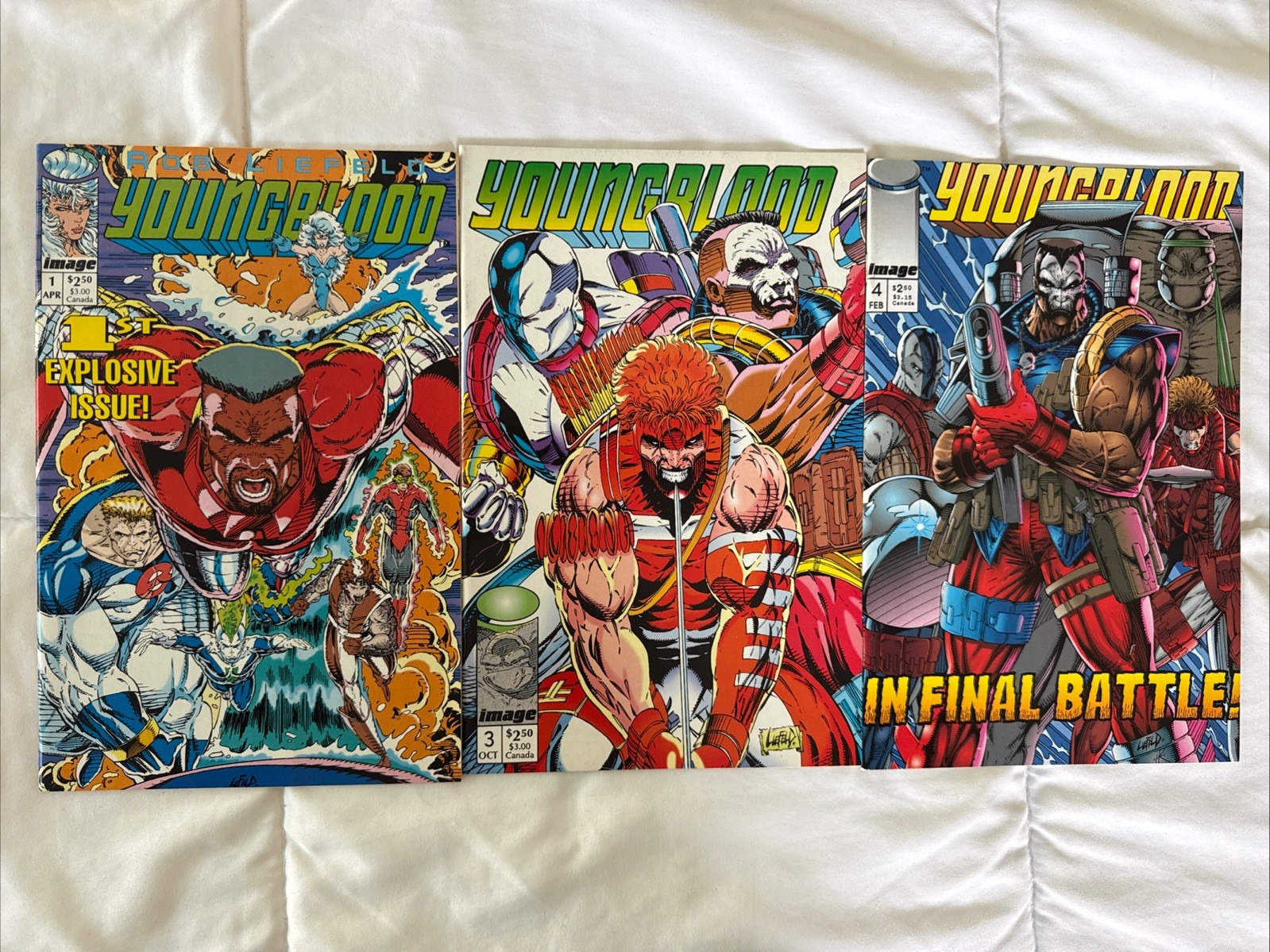 Youngblood #1 3 4 - Image First Printing 1992 NM Youngblood #1 3 4 - Image First Printing 1992 NM