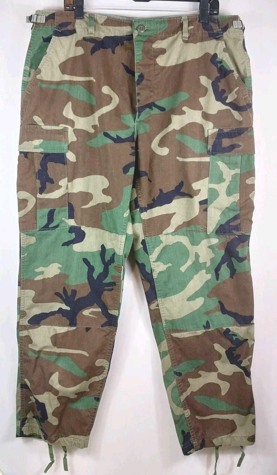 VTG 1994 US Military Woodland Camouflage Combat Trousers NYCO Propper 38 X 32 VTG 1994 US Military Woodland Camouflage Combat Trousers NYCO Propper 38 X 32