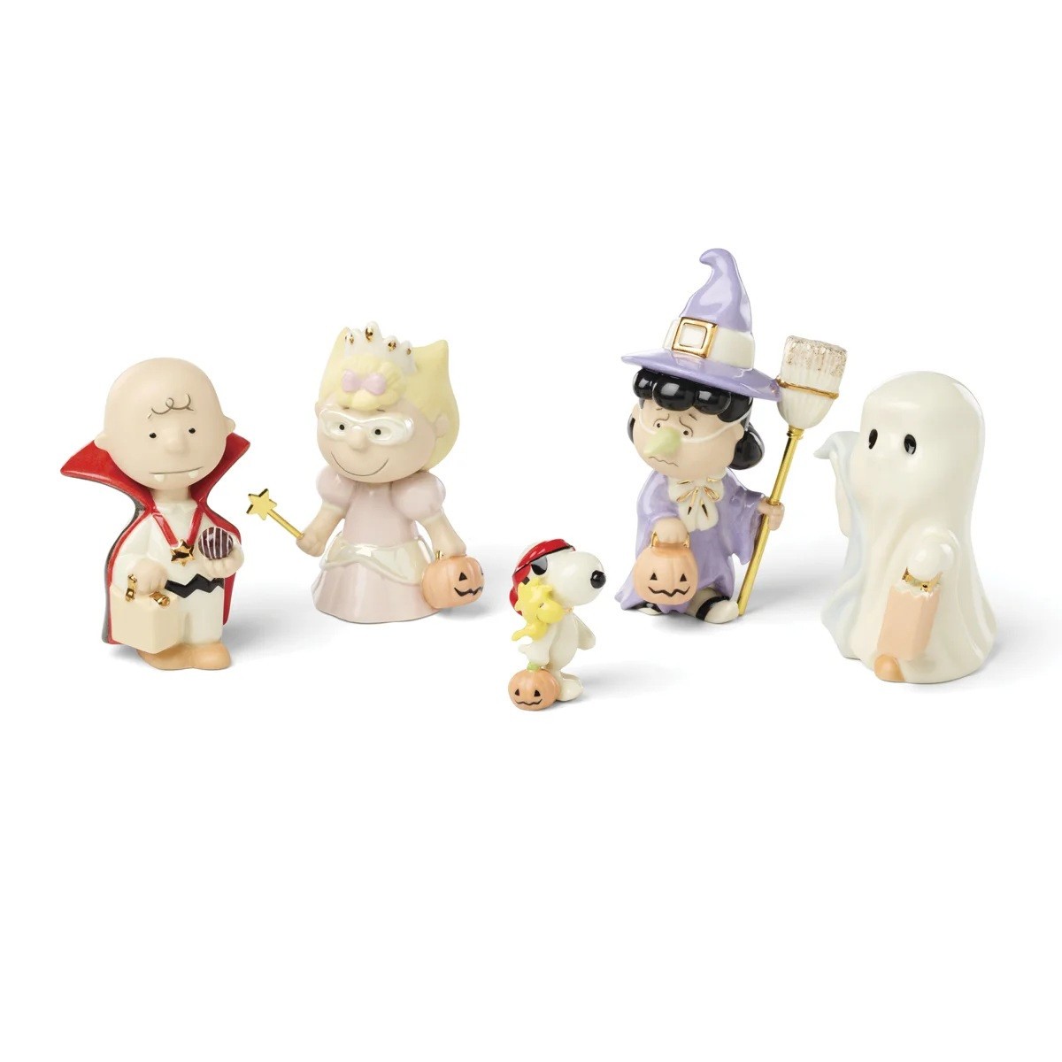 Lenox Peanuts Tricks and Treats 5-Piece Figurine Set Snoopy Charlie Lucy 2026 Lenox Peanuts Tricks and Treats 5-Piece Figurine Set Snoopy Charlie Lucy 2026