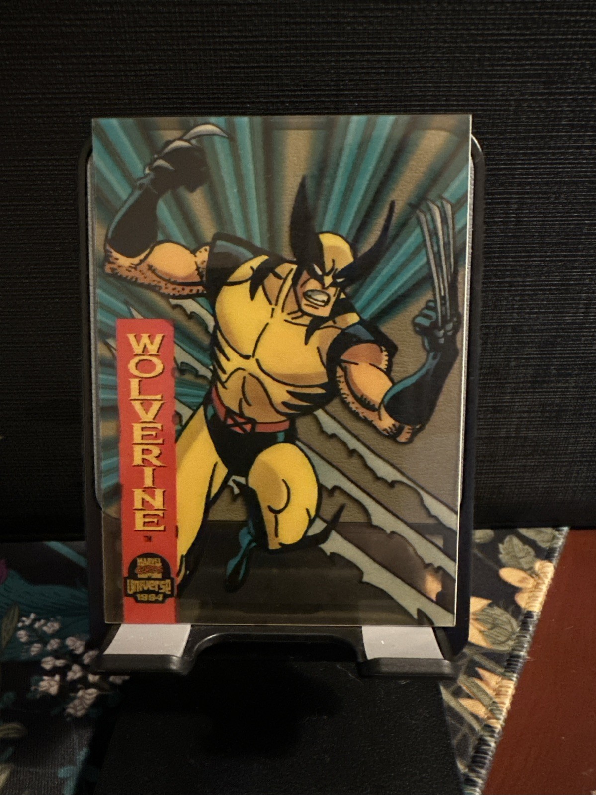 1994 Fleer Marvel Universe Wolverine Suspended Animation Acetate 1994 Fleer Marvel Universe Wolverine Suspended Animation Acetate