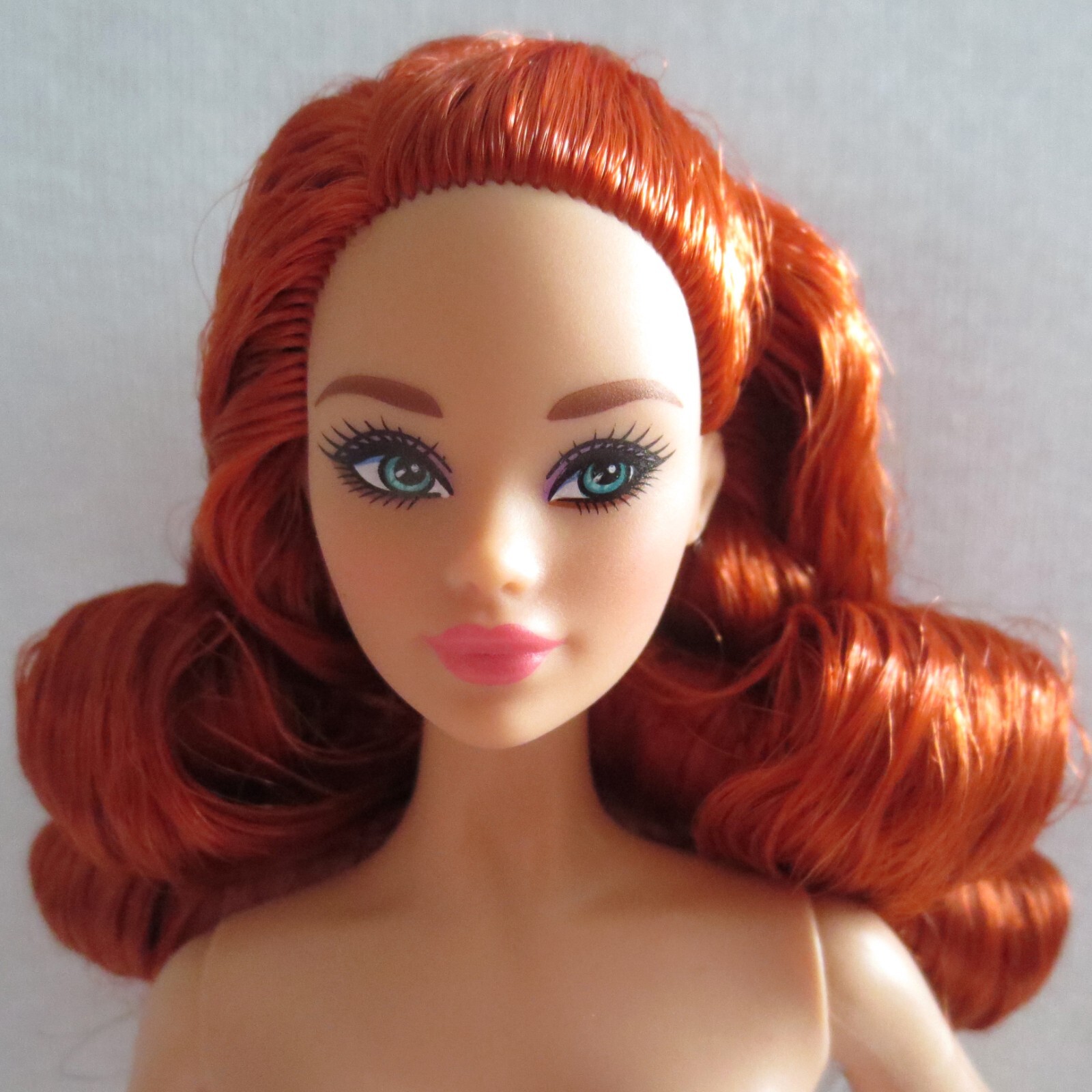 NEW 2022 Barbie Christmas Holiday Doll ~ Red Hair Redhead Model Muse ~ Nude NEW 2022 Barbie Christmas Holiday Doll ~ Red Hair Redhead Model Muse ~ Nude
