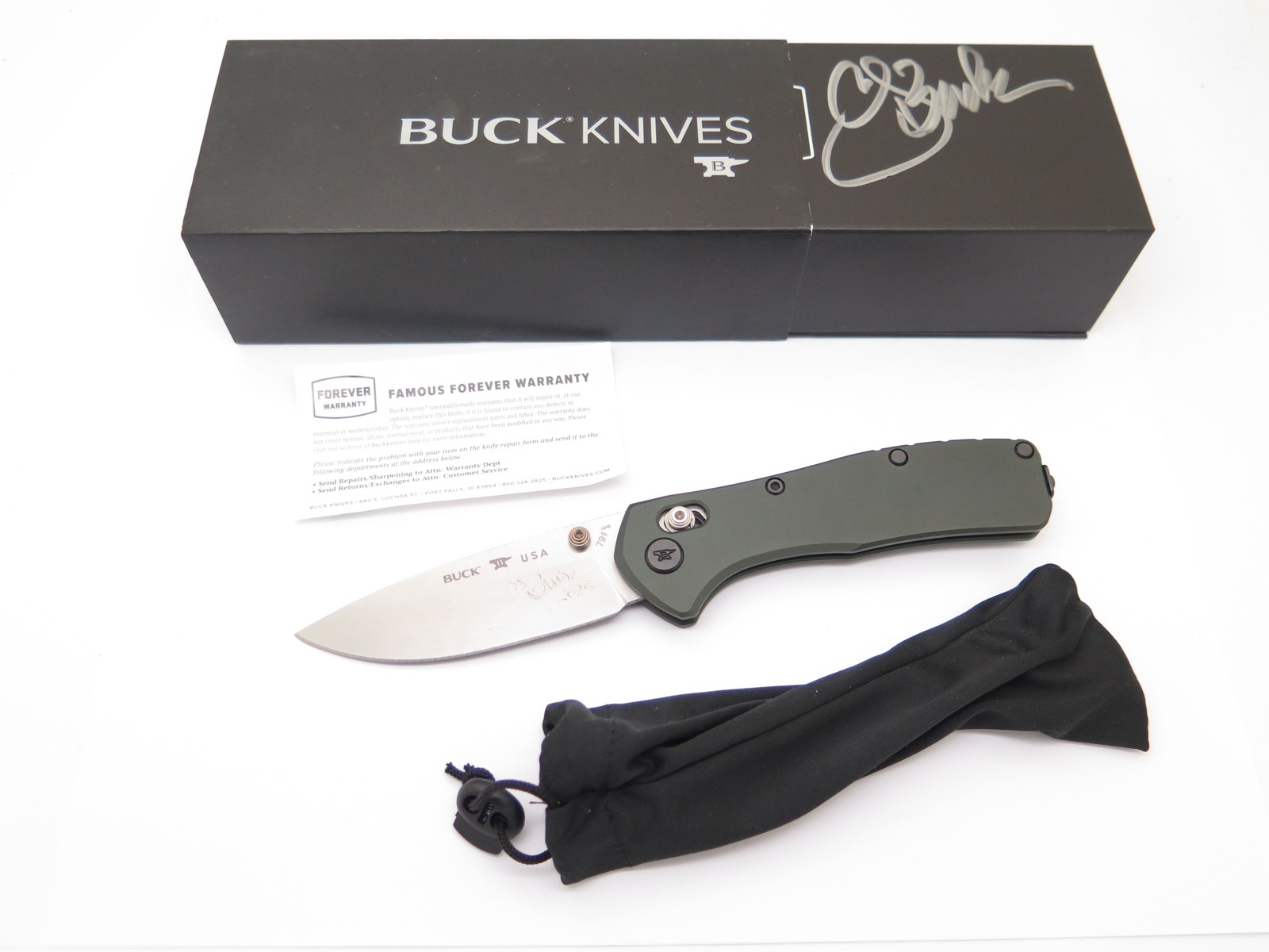 2025 Blade Show Buck 791 Ranger Elite Magnacut Founders Edition Folding Knife