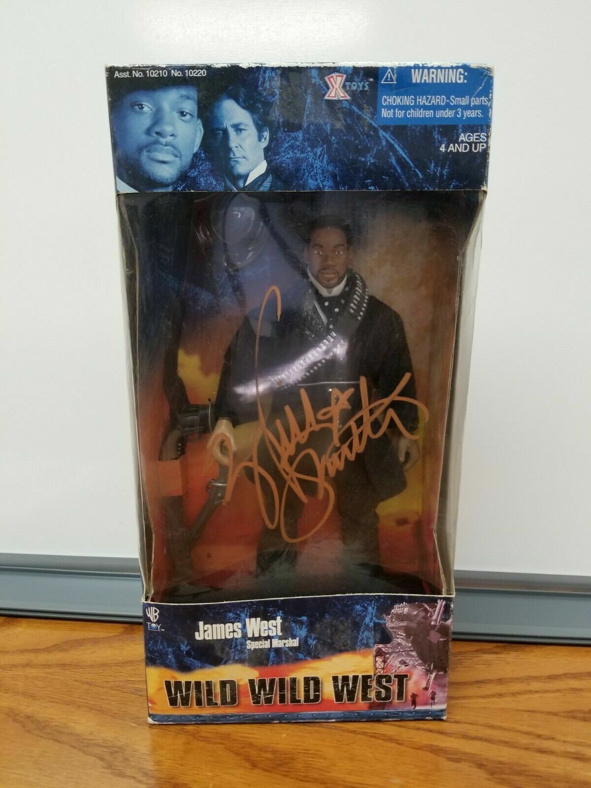 Will Smith Autographed James West Special Marshall Wild Wild West Action Figure