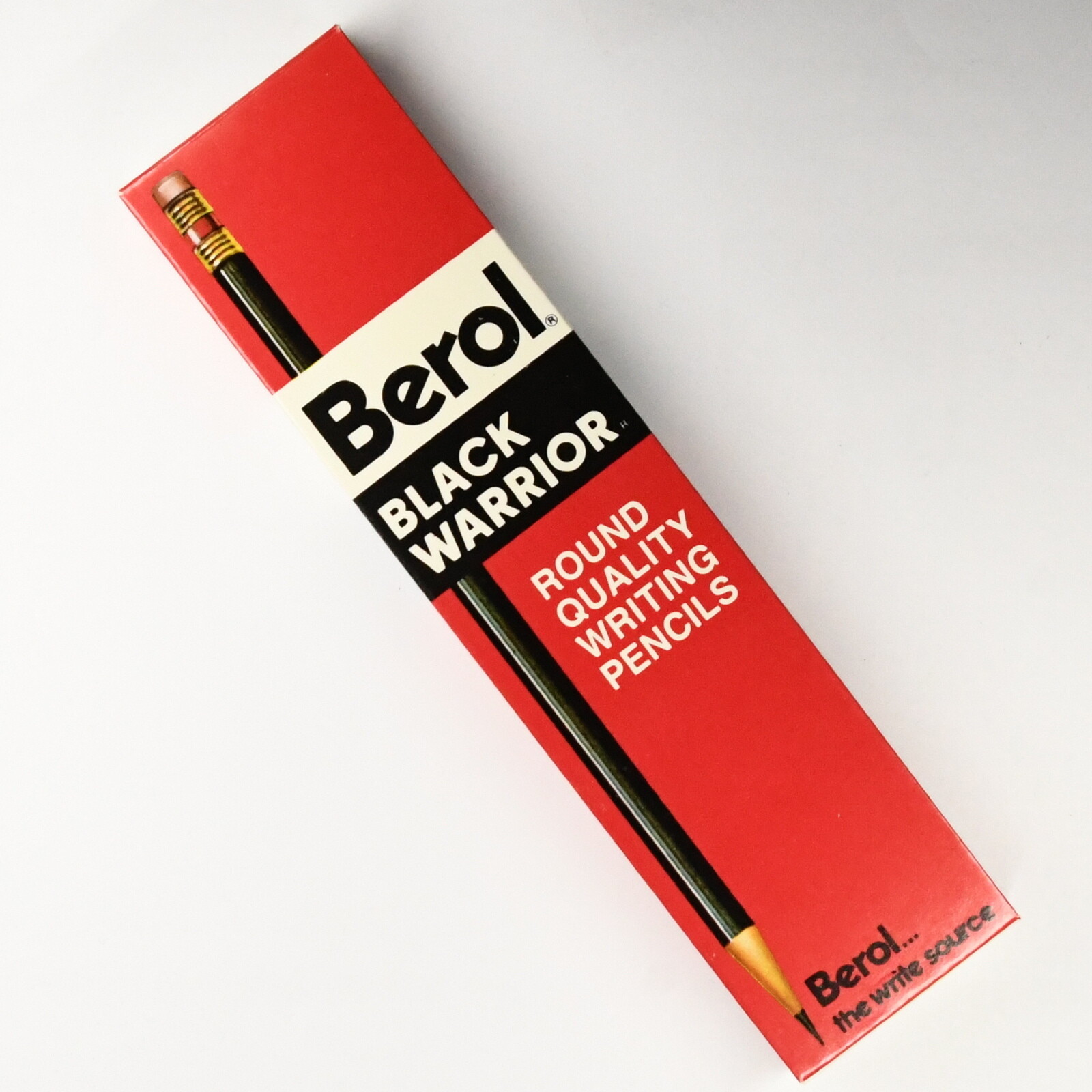 Berol Black Warrior Pencils New Box of 12 #3 372 372-3 Medium Hard Dozen
