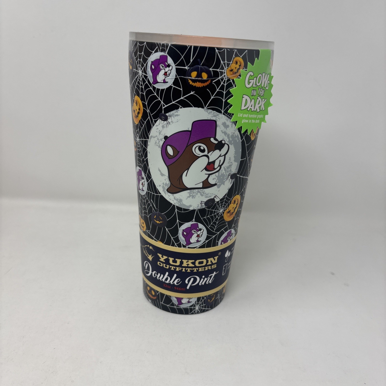 Buc-ee’s Halloween Glow in the Dark Vampire Tumbler 32oz Yukon 2025 NEW