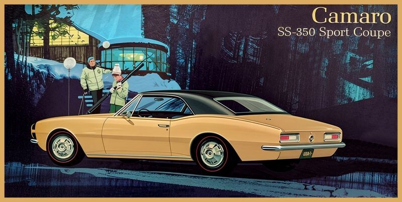 1967 Chevrolet Camaro SS 350 Sport Coupe NEW Sign 24x48\ 1967 Chevrolet Camaro SS 350 Sport Coupe NEW Sign 24x48\