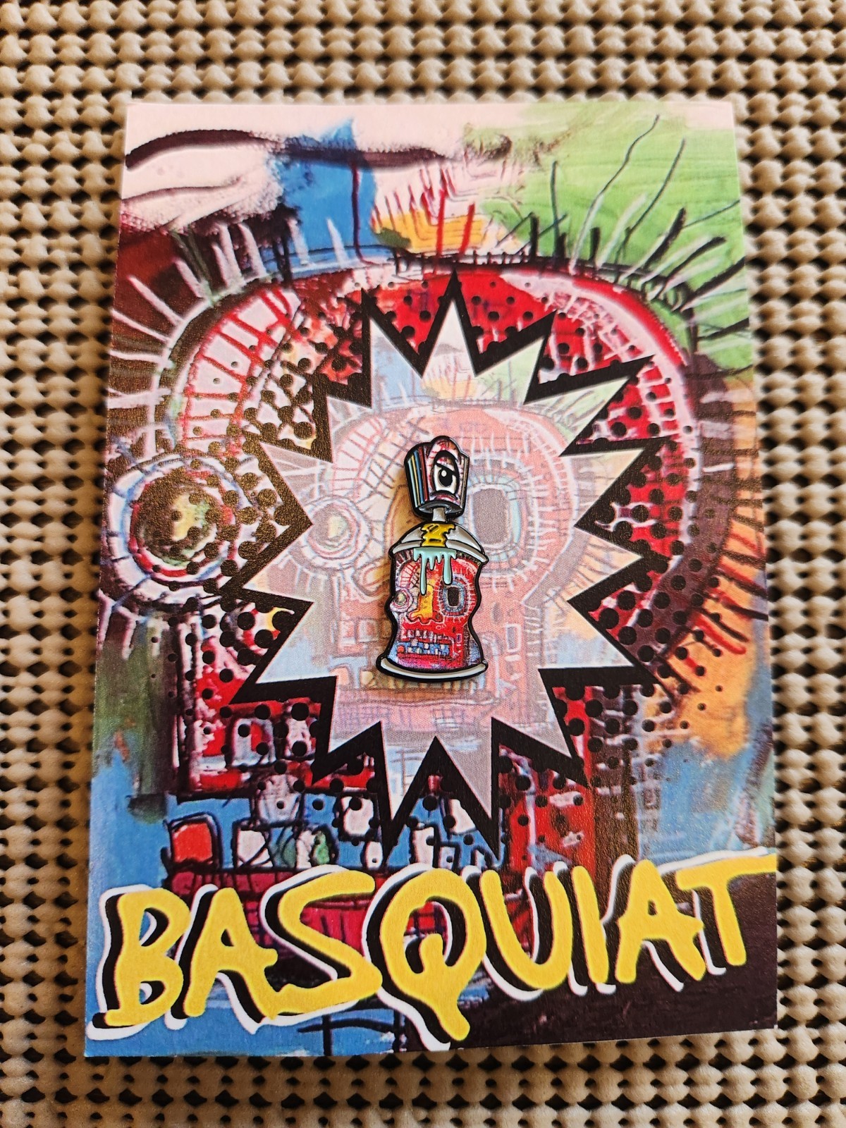 Umbrella Heights Jean-Michel Basquiat Hat Lapel Pin LIMITED EDITION (#16/75) SP