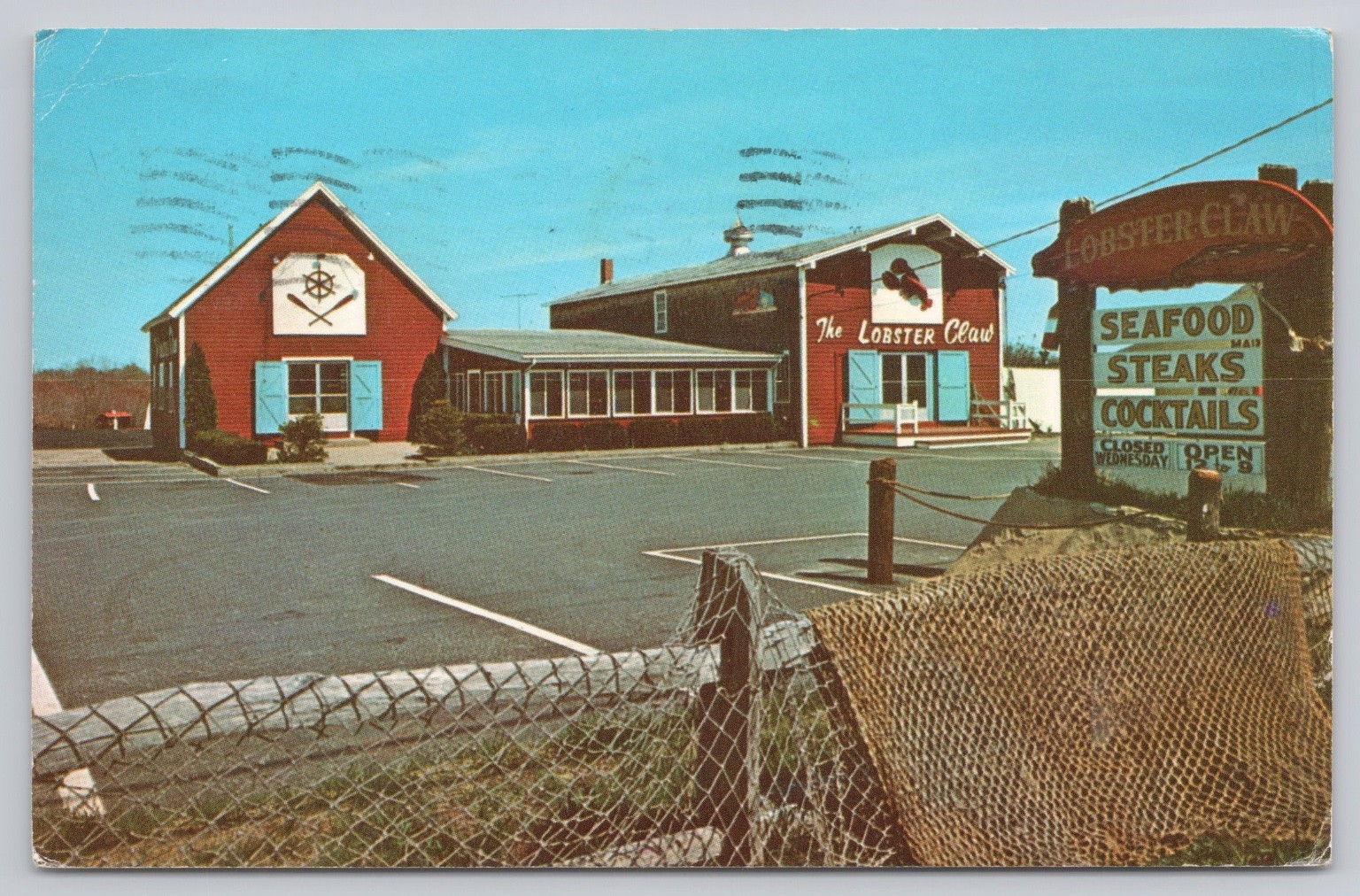 Vtg The Lobster Claw Restaurant Orleans Cape Cod MA Postcard 1973 Posted Vtg The Lobster Claw Restaurant Orleans Cape Cod MA Postcard 1973 Posted