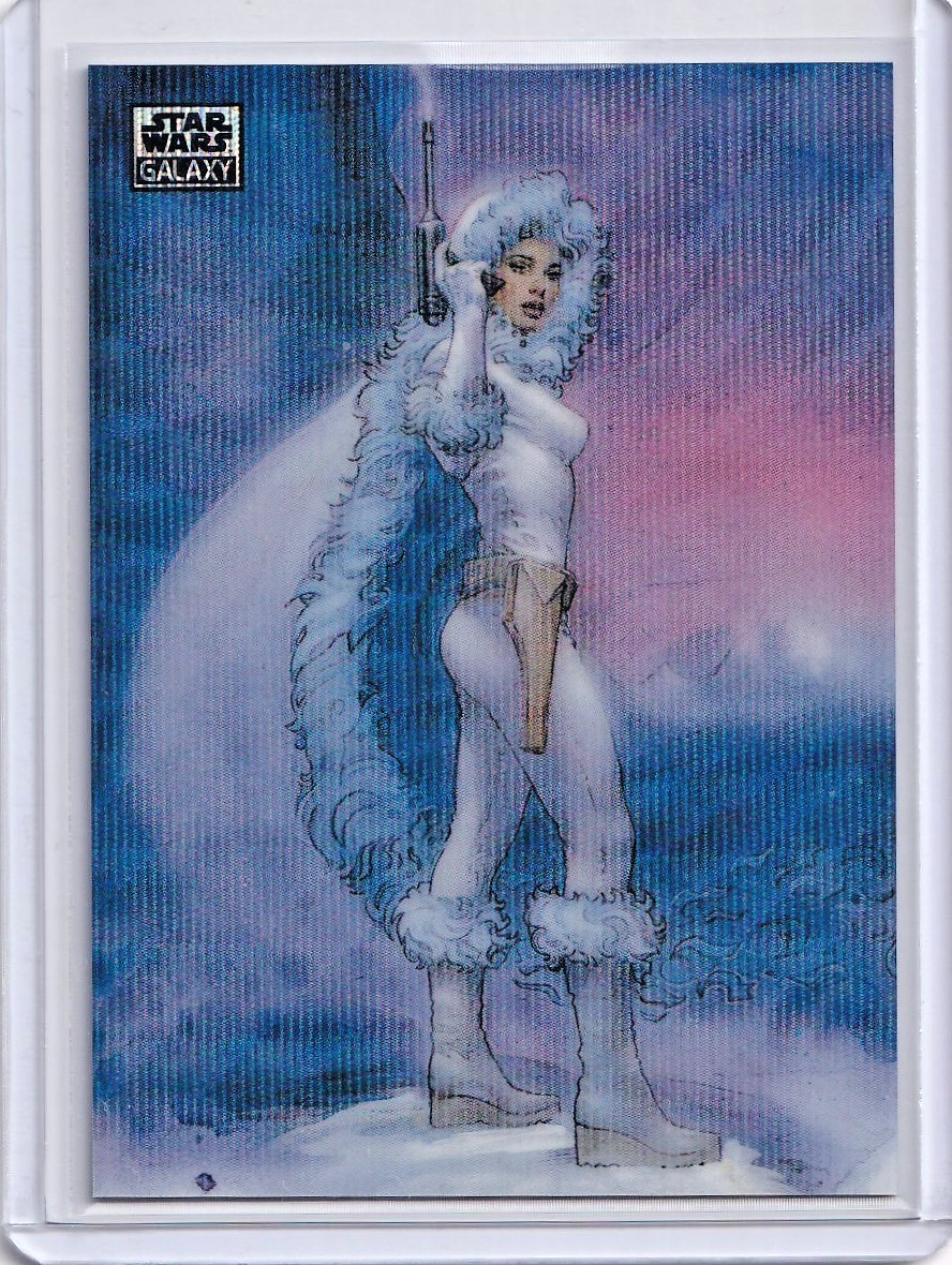 2026 Topps Star Wars Galaxy Chrome #69 A Chilly Reception Wave Refractor /99 2026 Topps Star Wars Galaxy Chrome #69 A Chilly Reception Wave Refractor /99