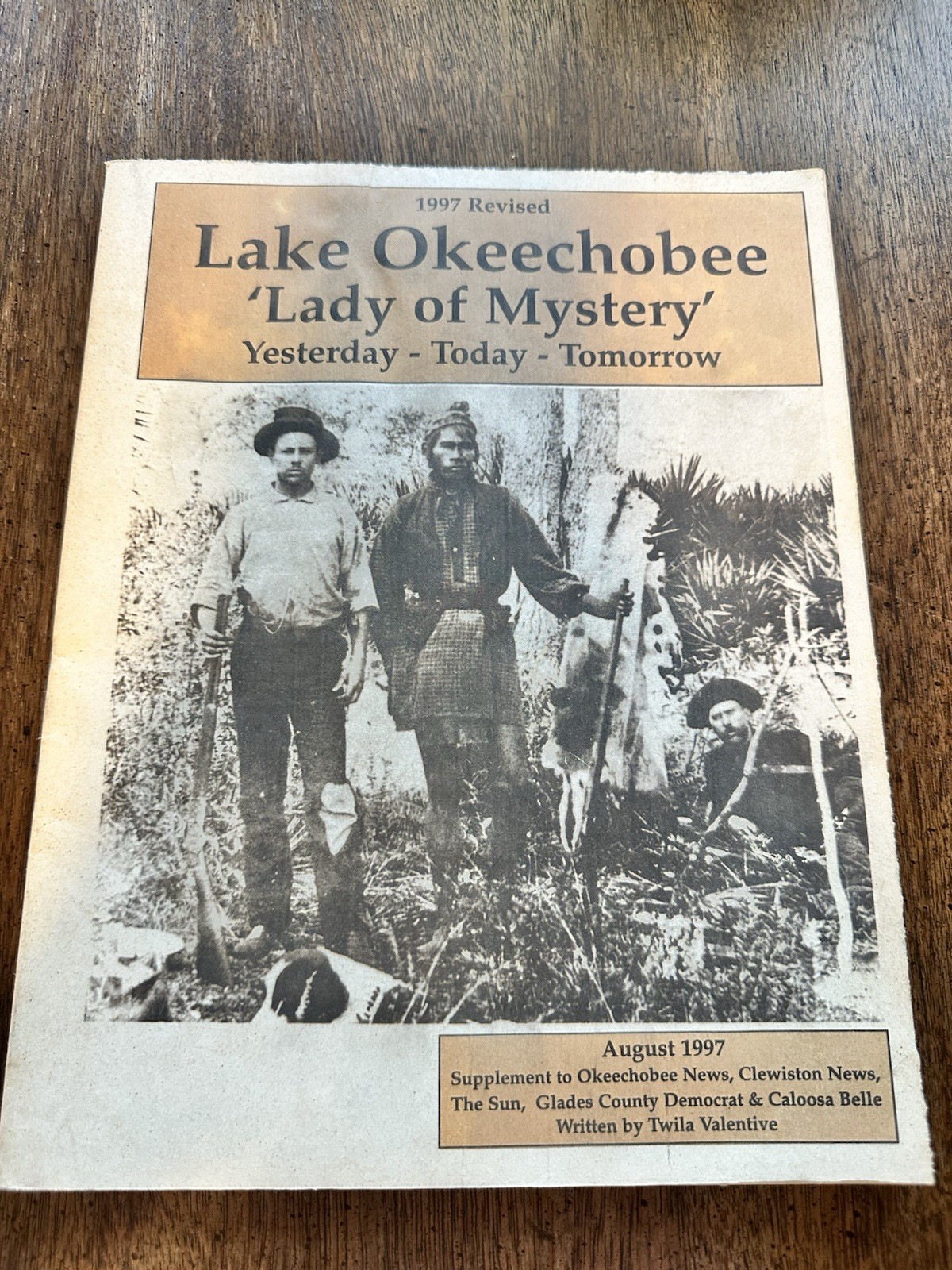 Vintage 1997 Lake Okeechobee Lady of Mystery Magazine Florida News Vintage 1997 Lake Okeechobee Lady of Mystery Magazine Florida News