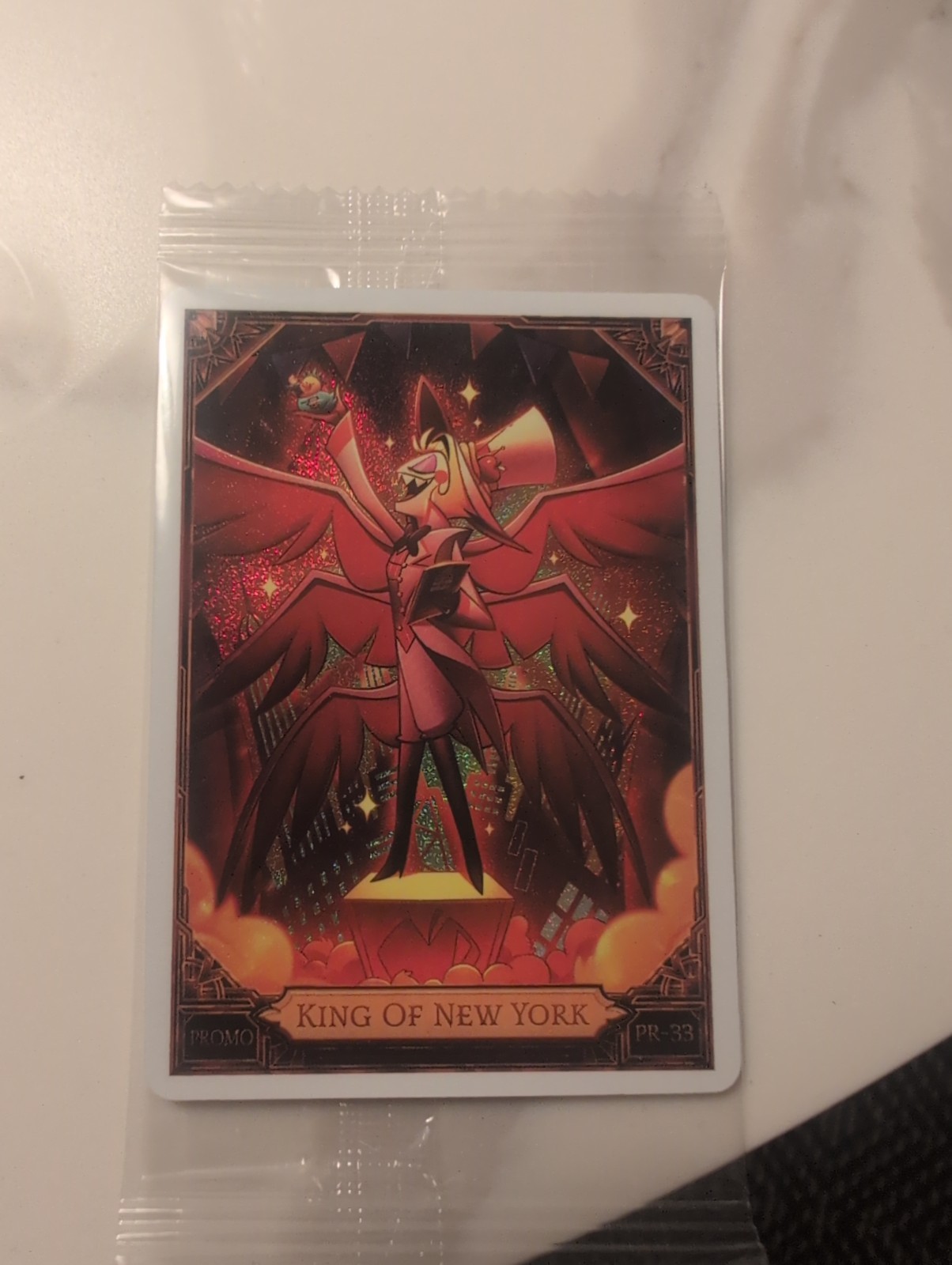 NYCC 2026 PSA HAZBIN HOTEL LUCIFER KING OF NEW YORK PROMO CARD Sealed NYCC 2026 PSA HAZBIN HOTEL LUCIFER KING OF NEW YORK PROMO CARD Sealed