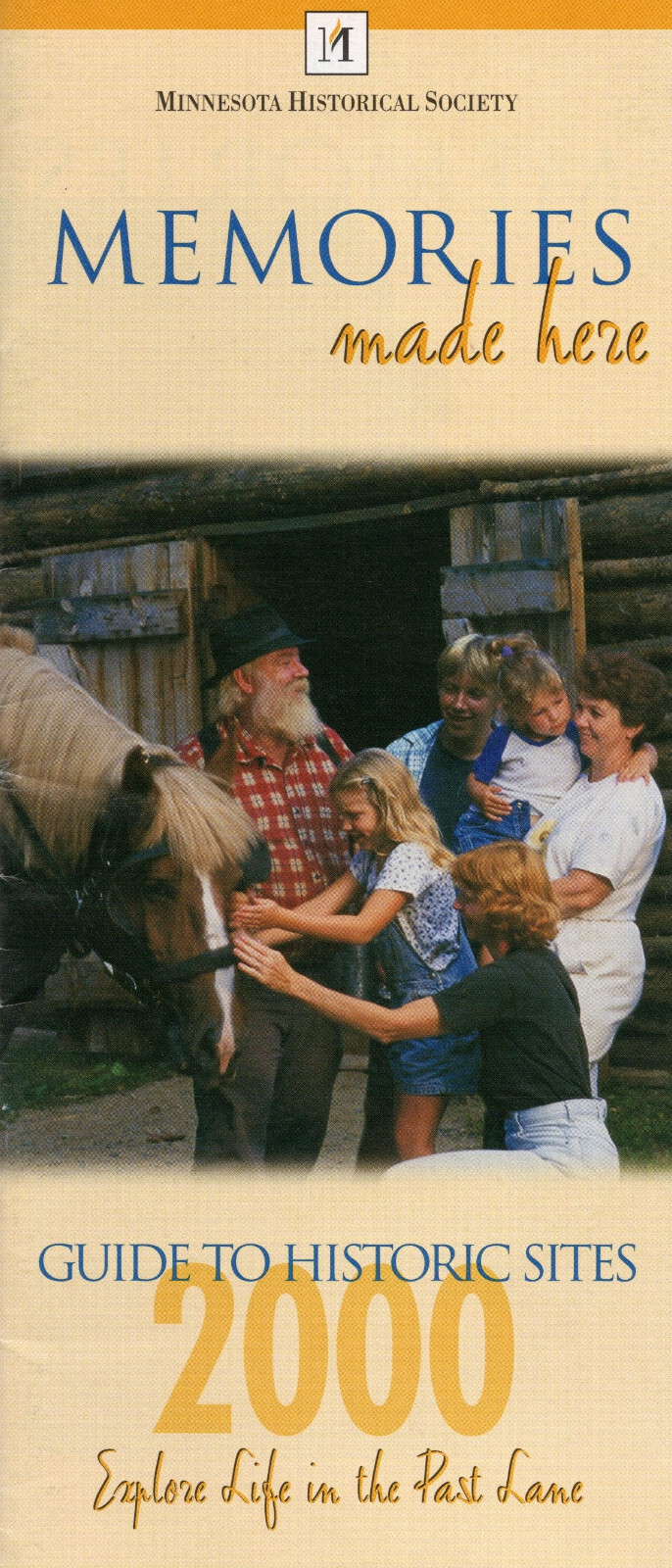 Minnesota Historical Society: Guide to Historic Sites booklet/brochure, 2000 Minnesota Historical Society: Guide to Historic Sites booklet/brochure, 2000