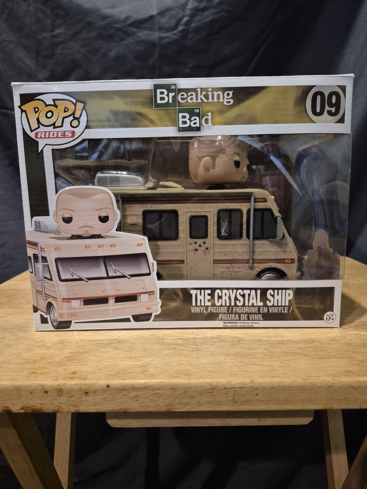 THE CRYSTAL SHIP W/ JESSE PINKMAN RARE VAULTED FUNKO POP RIDES BREAKING BAD