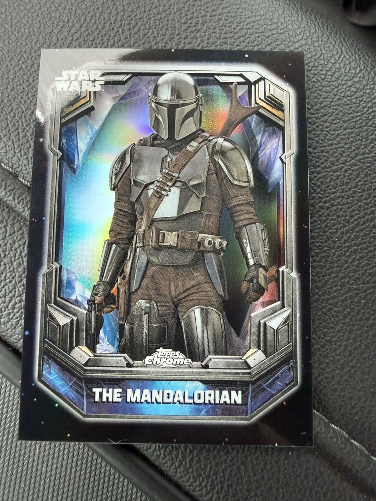 2026 Topps Chrome Star Wars The Mandalorian Cosmic Crystals SSP #COS-21 Case Hit 2026 Topps Chrome Star Wars The Mandalorian Cosmic Crystals SSP #COS-21 Case Hit