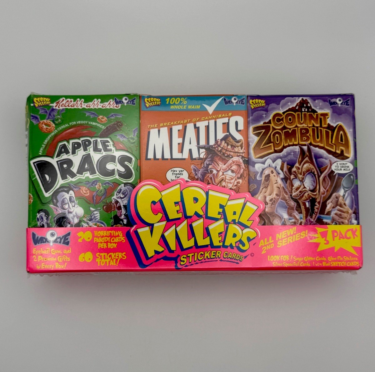 2012 Wax-Eye CEREAL KILLERS Series 2 Trading Card Sealed Mini Cereal Box Set 2012 Wax-Eye CEREAL KILLERS Series 2 Trading Card Sealed Mini Cereal Box Set
