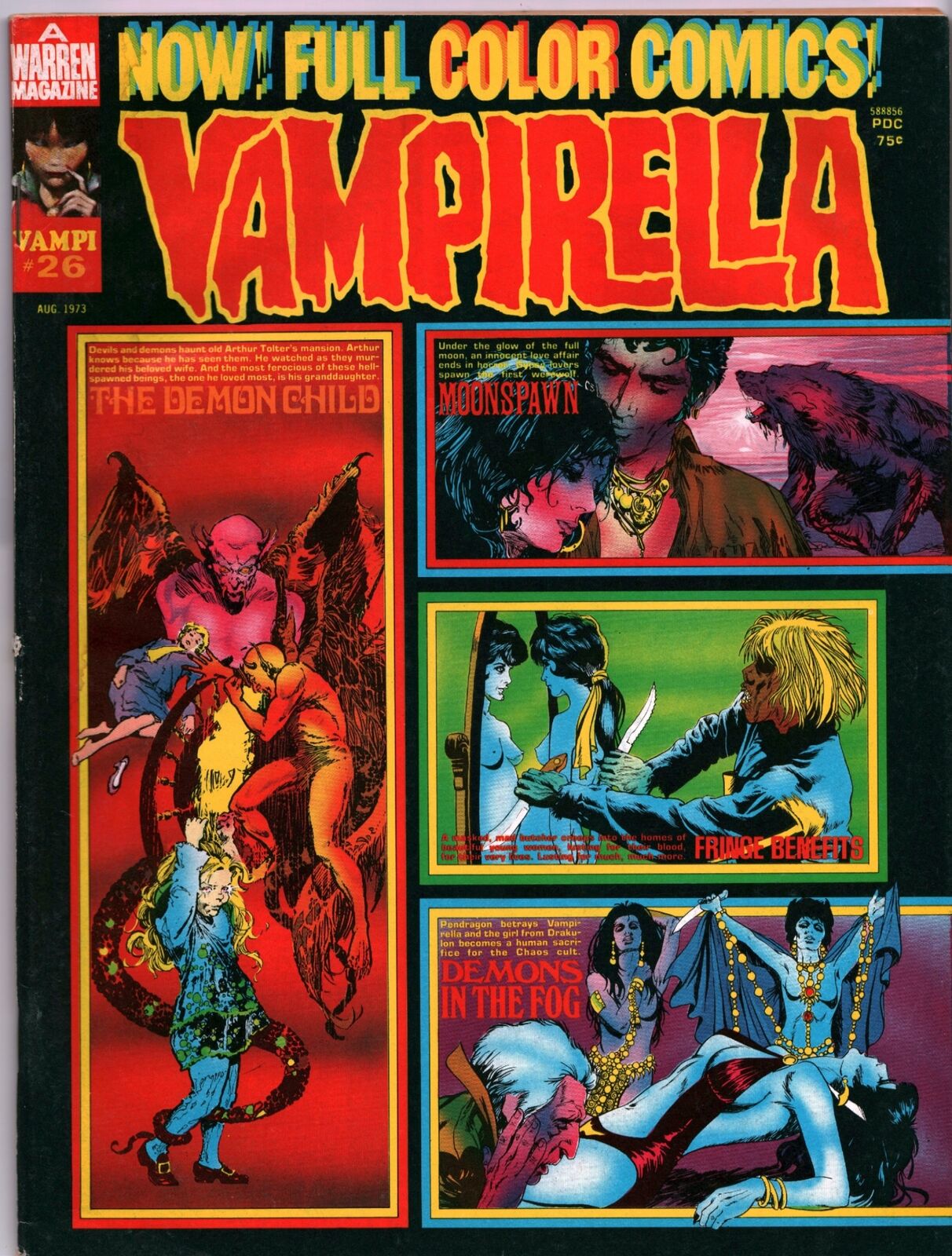 Vampirella #26 August 1973 Comic Book Warren Publishing