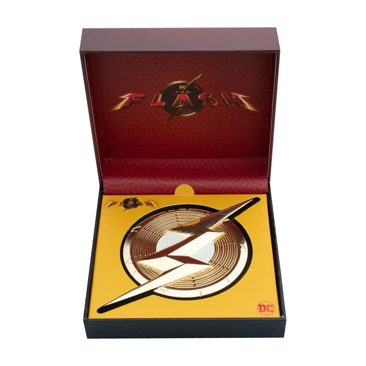 DC The Flash Symbol Pin Badge SalesOne Limited Edition with COA DC The Flash Symbol Pin Badge SalesOne Limited Edition with COA