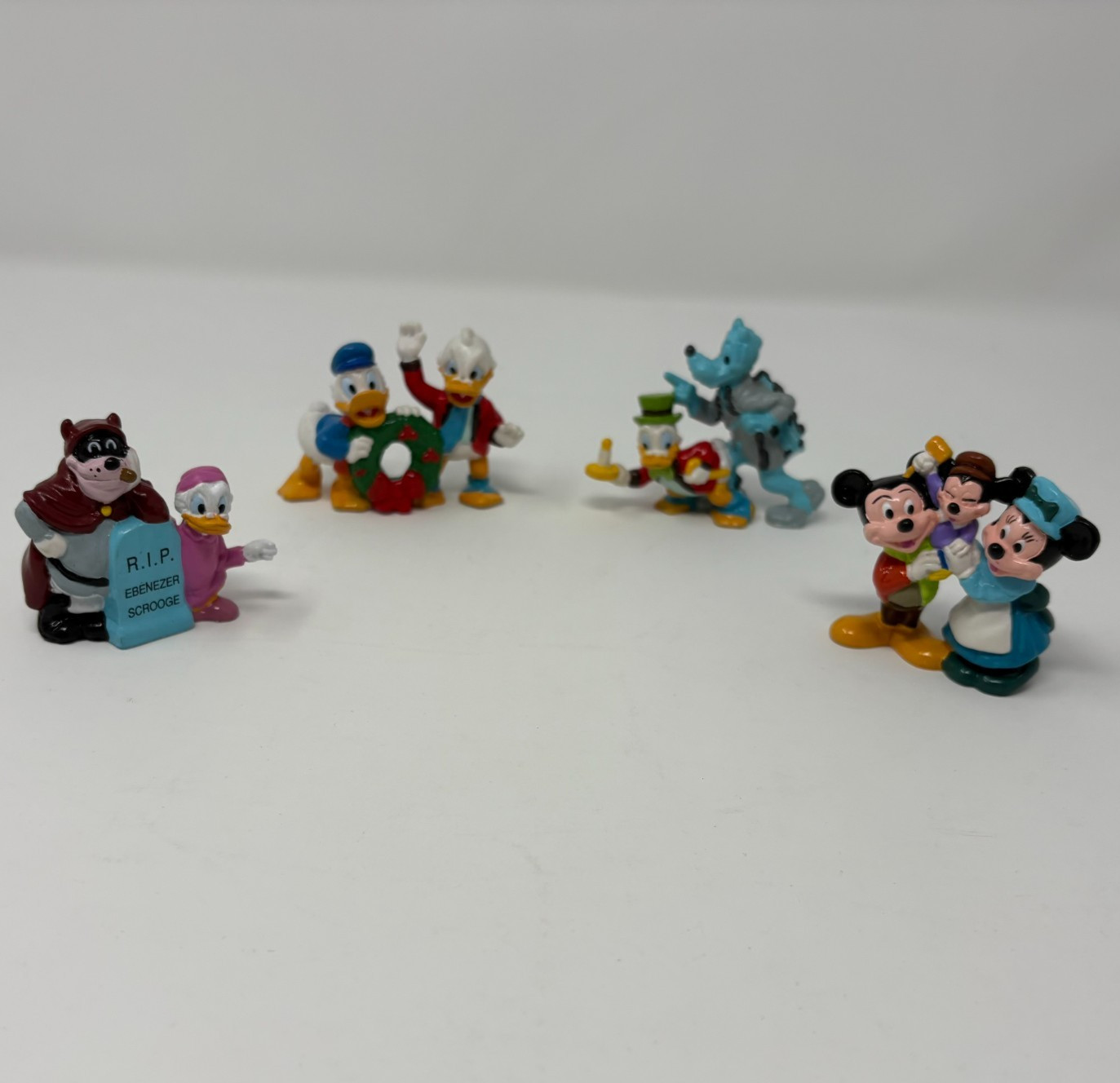Vintage Lot of 4 Disney Applause Mickey's Christmas Carol 2 Vintage Lot of 4 Disney Applause Mickey's Christmas Carol 2