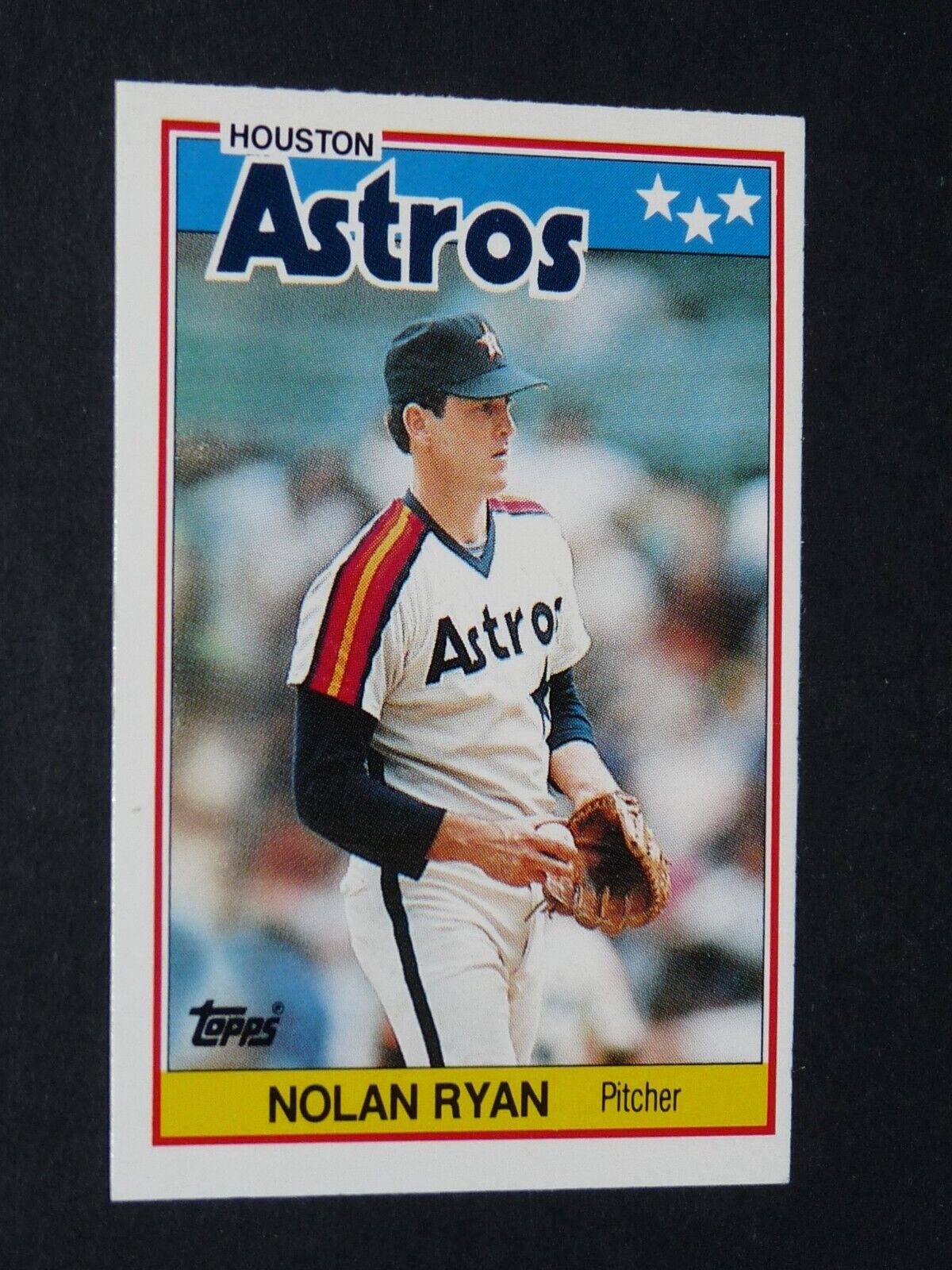 1988 TOPPS MINI BASEBALL CARD #62 NOLAN RYAN HOUSTON ASTROS