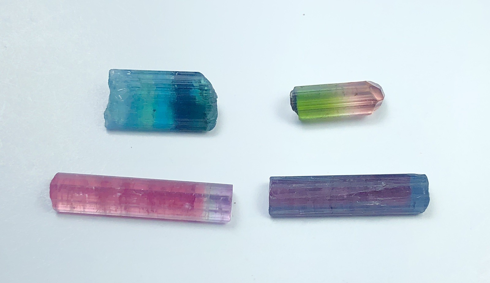Beautiful an amazing multicolour and bicolor tourmaline crystal from afg Beautiful an amazing multicolour and bicolor tourmaline crystal from afg