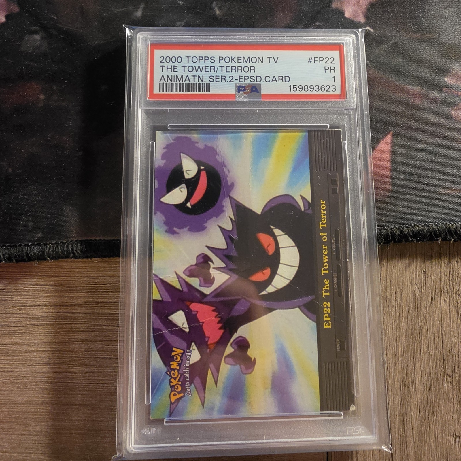 Topps 2000 Pokémon TV Series 2 The Tower of Terror EP22 PSA 1 Poor - Pop 2 Topps 2000 Pokémon TV Series 2 The Tower of Terror EP22 PSA 1 Poor - Pop 2