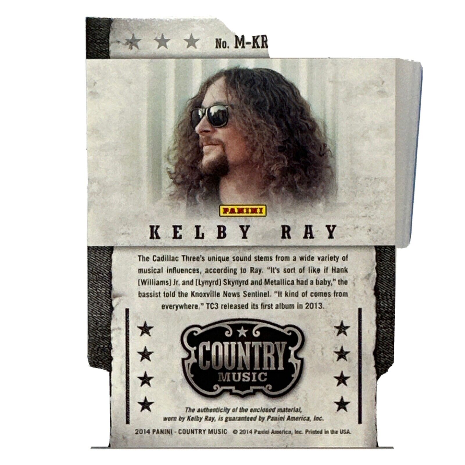 2014 Panini Country Music Musician Materials Wardrobe Relic Kelby Ray 143/499