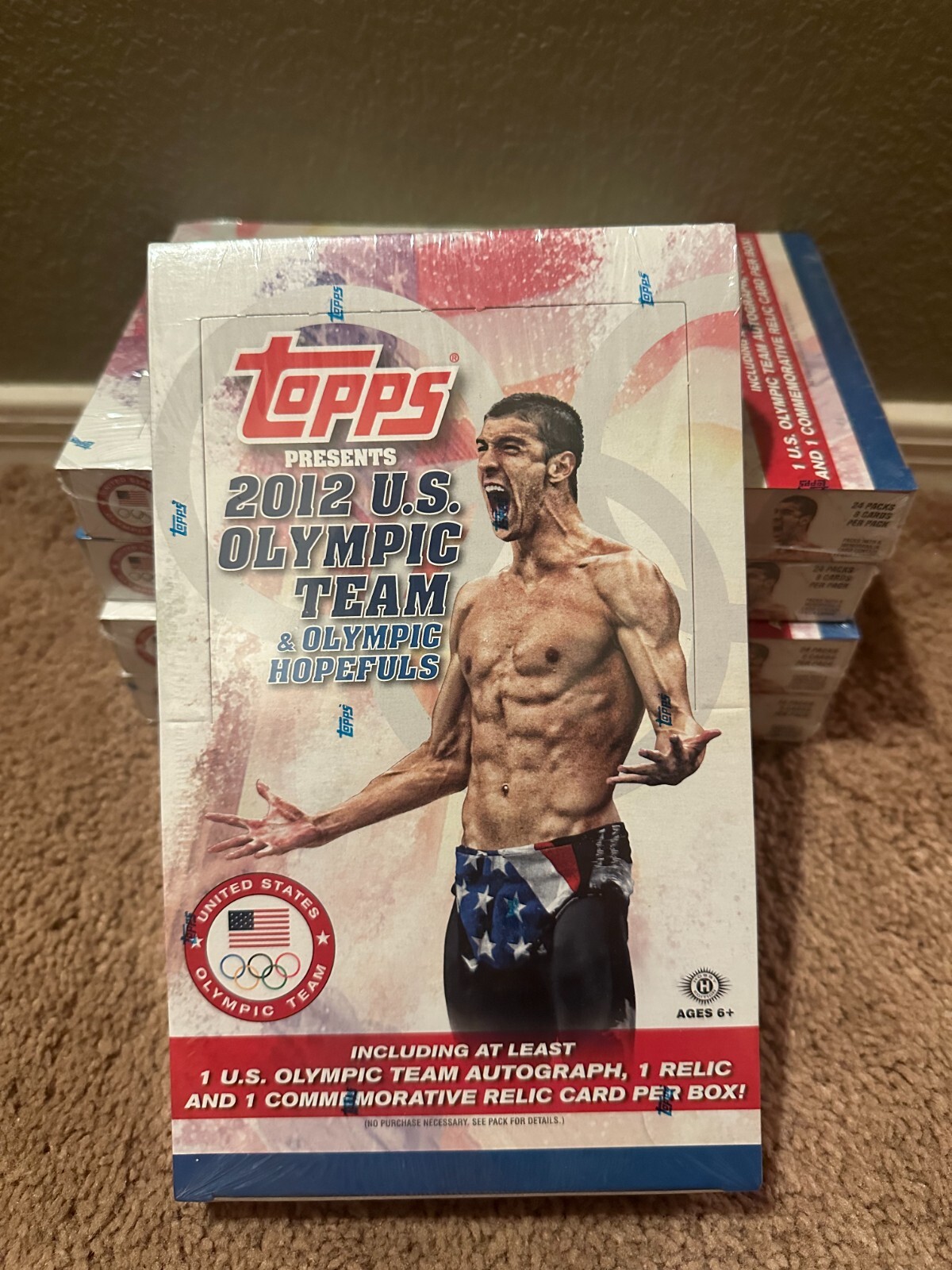 2012 Topps US Olympic Team & Hopefuls 5 Factory Sealed Hobby Boxes Autos Relics