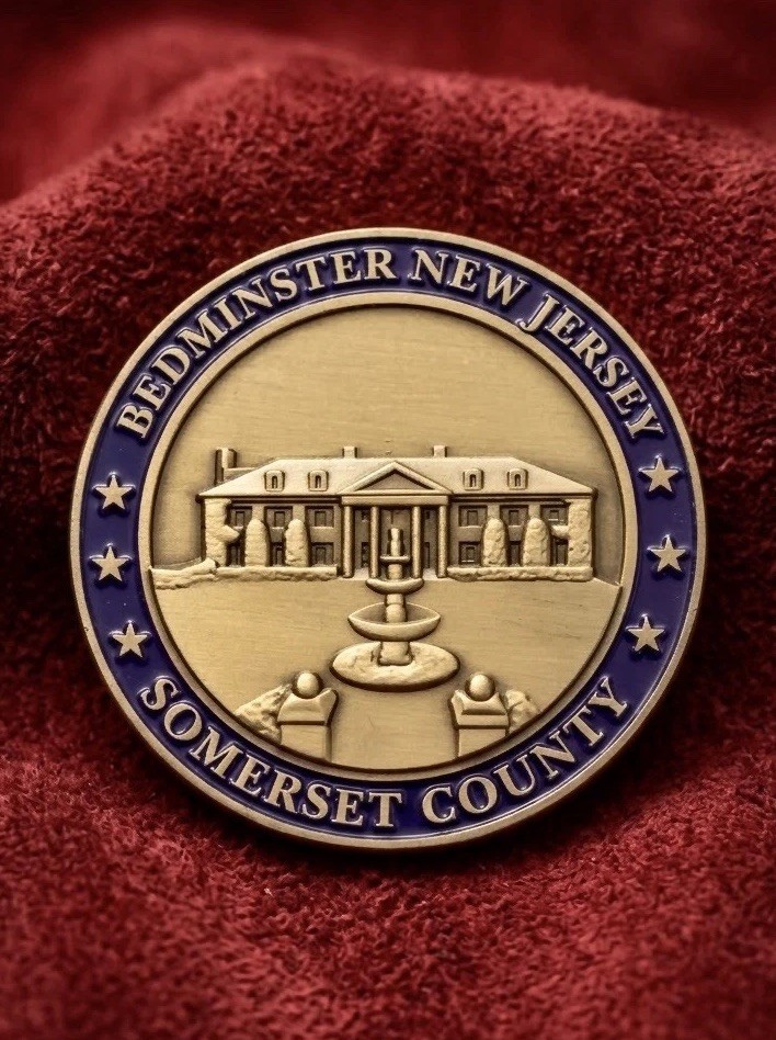 Rare Authentic President Donald J. Trump USSS PPD Bedminster NJ Challenge Coin