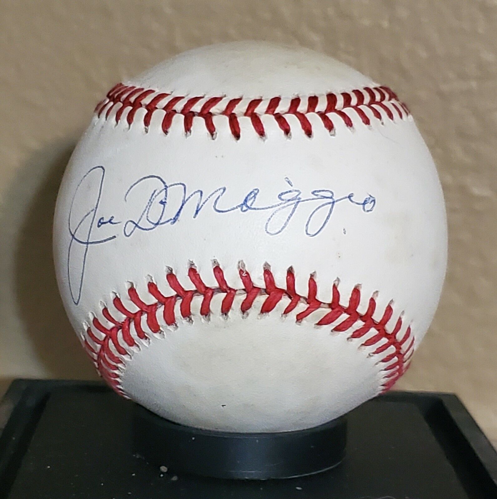 Yankees JOE DIMAGGIO autographed signed American League Baseball JSA LOA