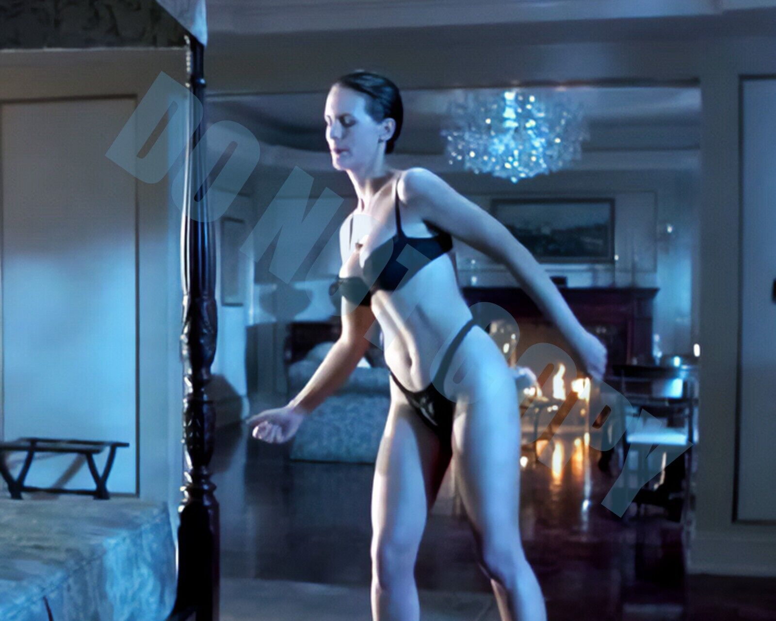 Jamie Lee Curtis True Lies Bra Panty Hotel Bedroom Stripper Scene -A- 8x10 Photo