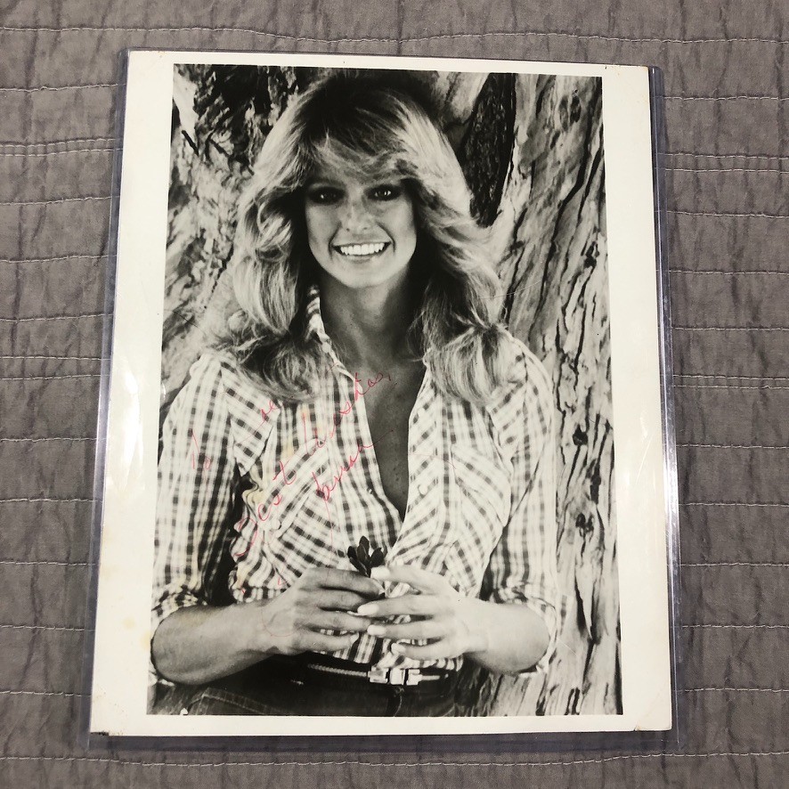 Farrah Fawcett 8X10 Original Photo 1970s Auto Signed Autograph Glossy Farrah Fawcett 8X10 Original Photo 1970s Auto Signed Autograph Glossy