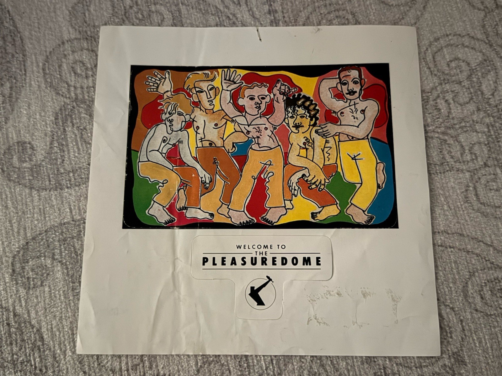 1984 Vintage FRANKIE Goes To HOLLYWOOD Sticker Welcome to Pleasuredome 1984 Vintage FRANKIE Goes To HOLLYWOOD Sticker Welcome to Pleasuredome