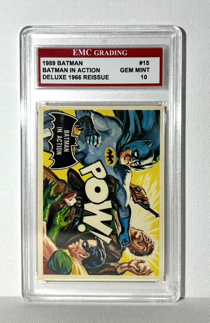 π EMC 10 π Topps Batman 1989 Deluxe Reissue Edition 1966 BATMAN IN ACTION #15 π EMC 10 π Topps Batman 1989 Deluxe Reissue Edition 1966 BATMAN IN ACTION #15