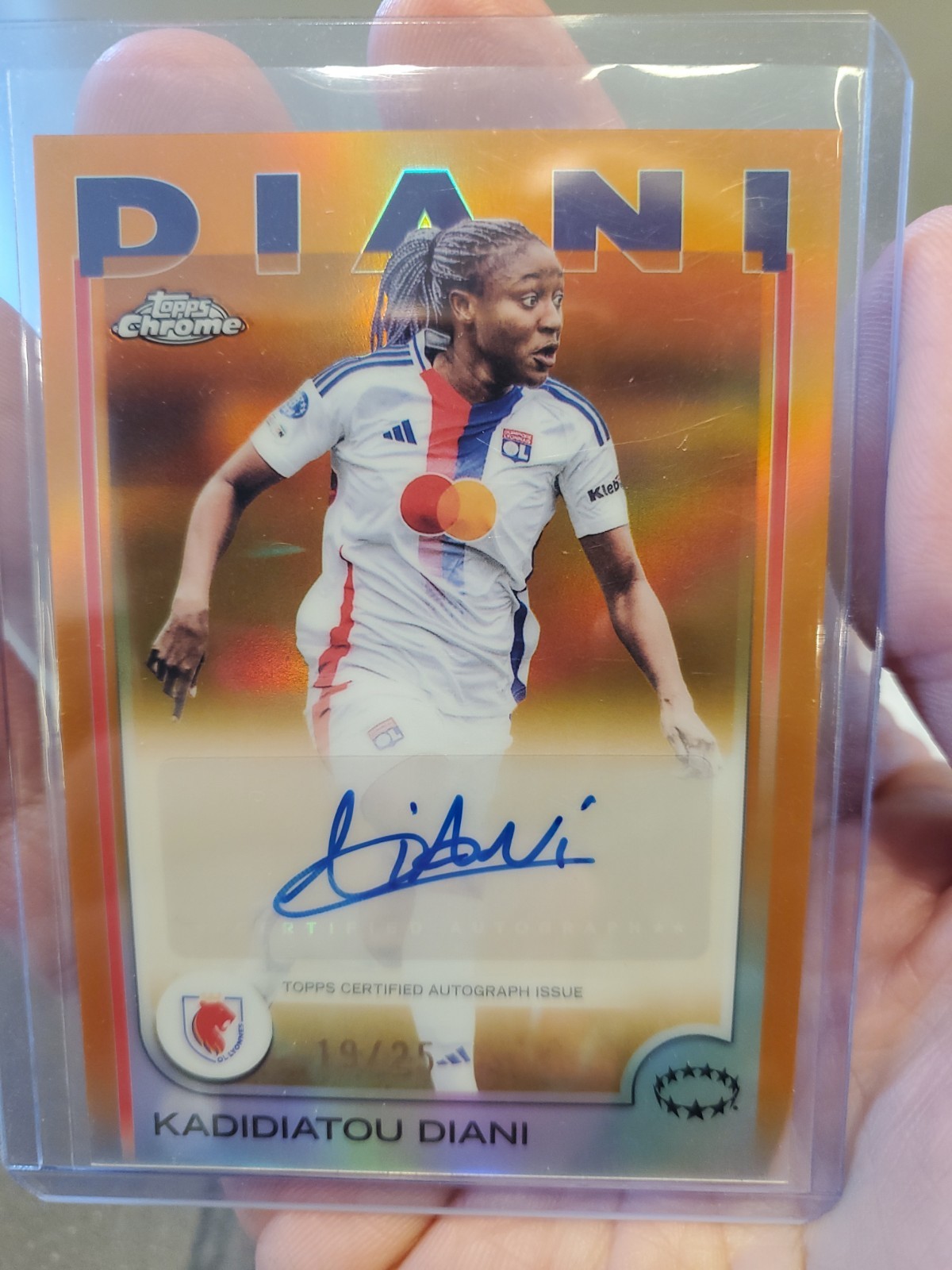 Kadidiatou Diani Topps Chrome Lot Of Four Autos And Parallel Beautiful Cards. Kadidiatou Diani Topps Chrome Lot Of Four Autos And Parallel Beautiful Cards.