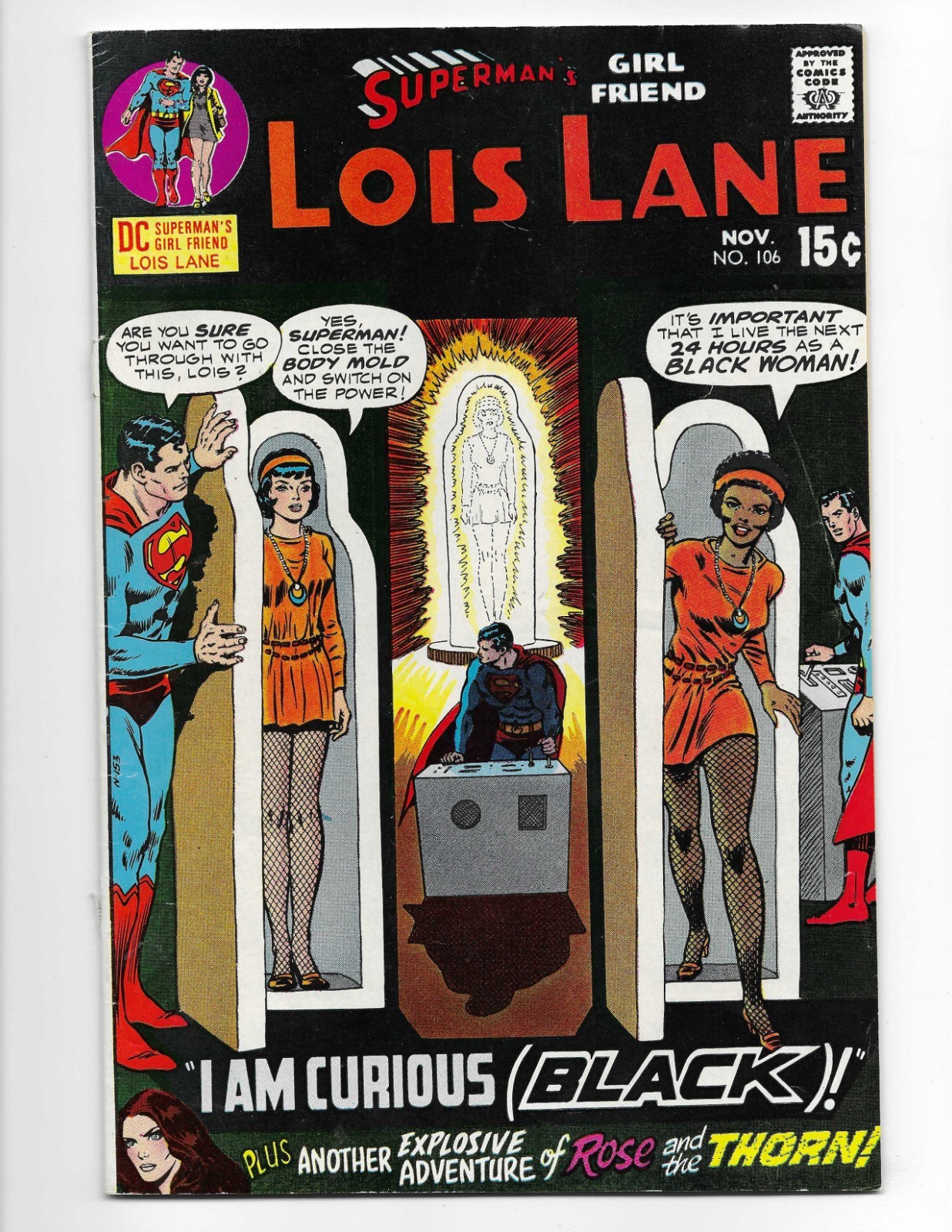 Superman's Girlfriend Lois Lane 106 1970 DC Comics Qualified F 6.0 *See Descrip*