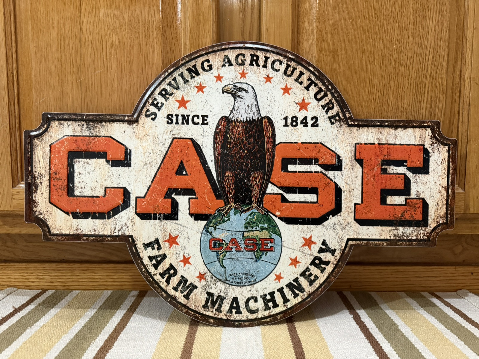 Case Farm Machinery Sign Tractor Eagle Vintage Style Wall Decor Case Farm Machinery Sign Tractor Eagle Vintage Style Wall Decor
