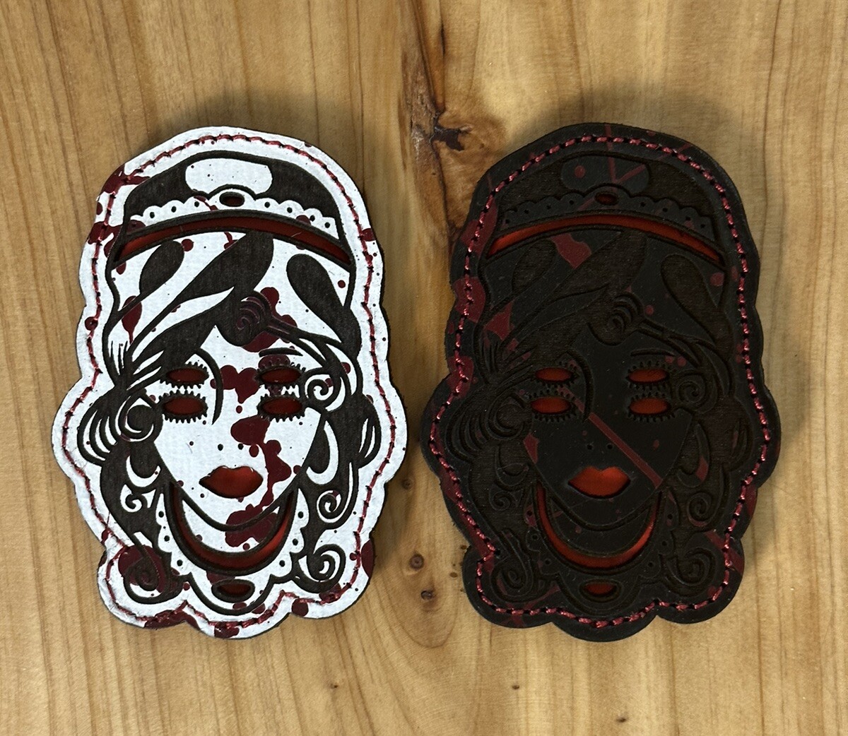 WRMFZY x BALD BROS W7 LEATHER BLOOD SPLATTER GYPSIES