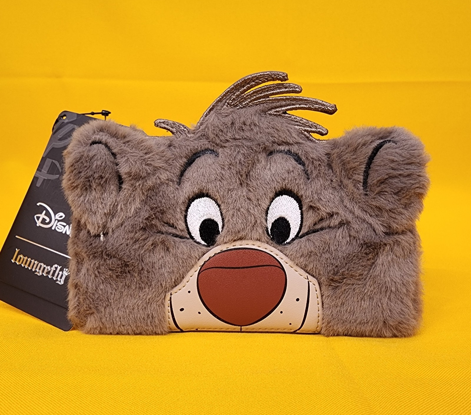 Loungefly Disney The Jungle Book Baloo Plush Cosplay Flap Wallet NEW Loungefly Disney The Jungle Book Baloo Plush Cosplay Flap Wallet NEW