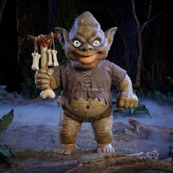 Home Accents 3.5 FT Wicked Woods Animated LED Baby Troll 26PA05430