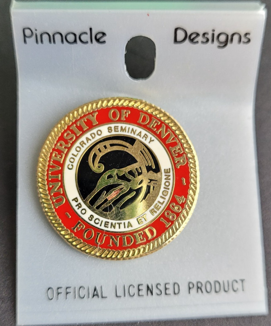 Vintage University of Denver Colorado Seminary Pin. Vintage University of Denver Colorado Seminary Pin.