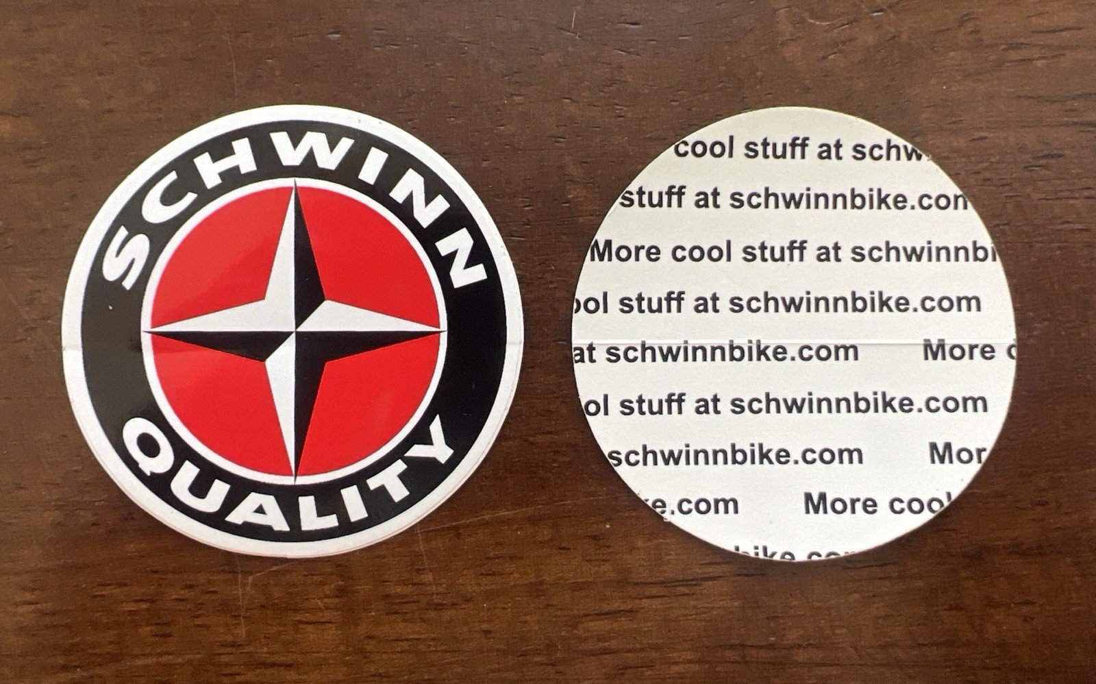 1990s Schwinn Quality Compass Logo 2” Sticker Decal NOS Old Bike Shop Stock 1990s Schwinn Quality Compass Logo 2” Sticker Decal NOS Old Bike Shop Stock