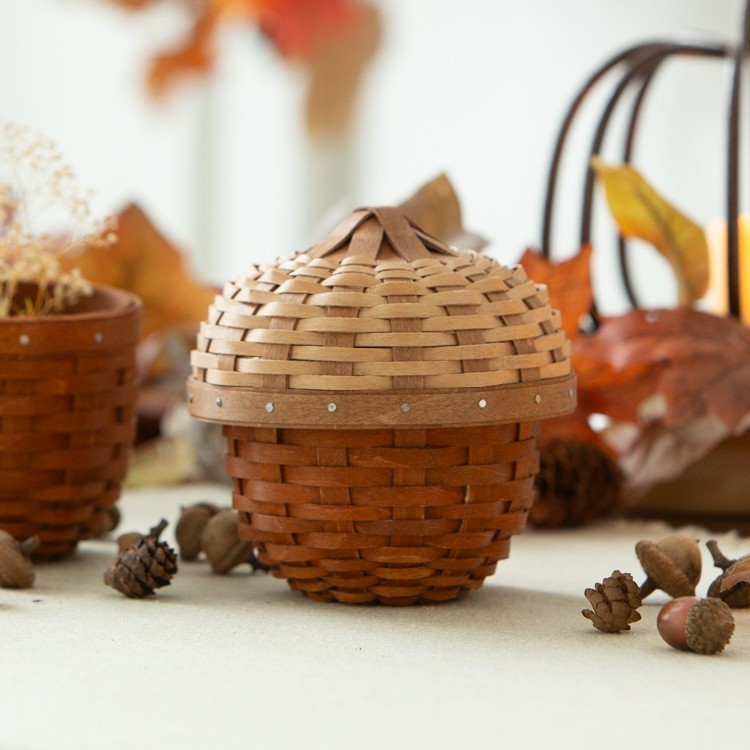 Dresden & Company - WOVEN ACORN Basket - NEW 2026- Longaberger Weavers