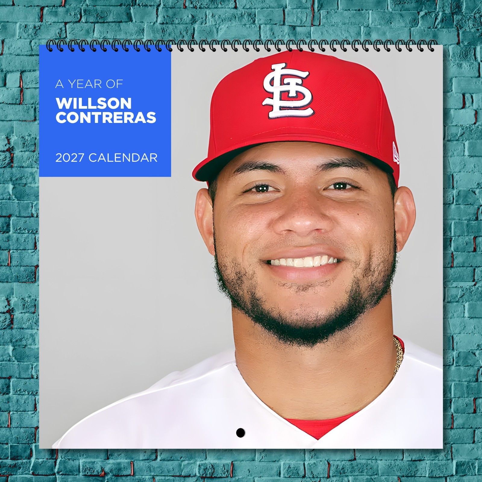 Willson Contreras 2027 Wall Calendar 12 Month Celebrity Photo Fan Collectible