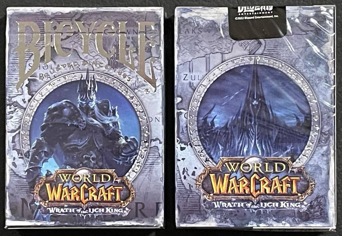 Bicycle World of Warcraft Wrath of Lich King playing cards Bicycle World of Warcraft Wrath of Lich King playing cards
