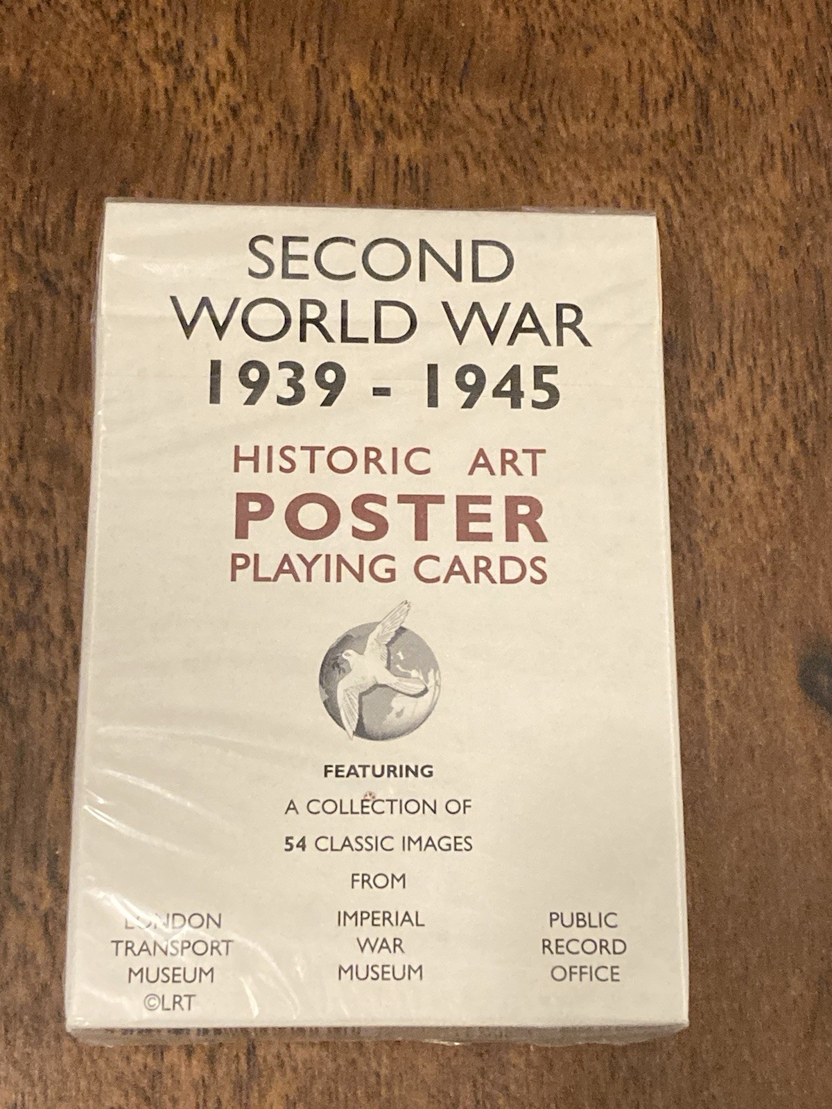 Second World War 1939-1945 Historic Art Poster Playing Cards WW2 - NEW SEALED