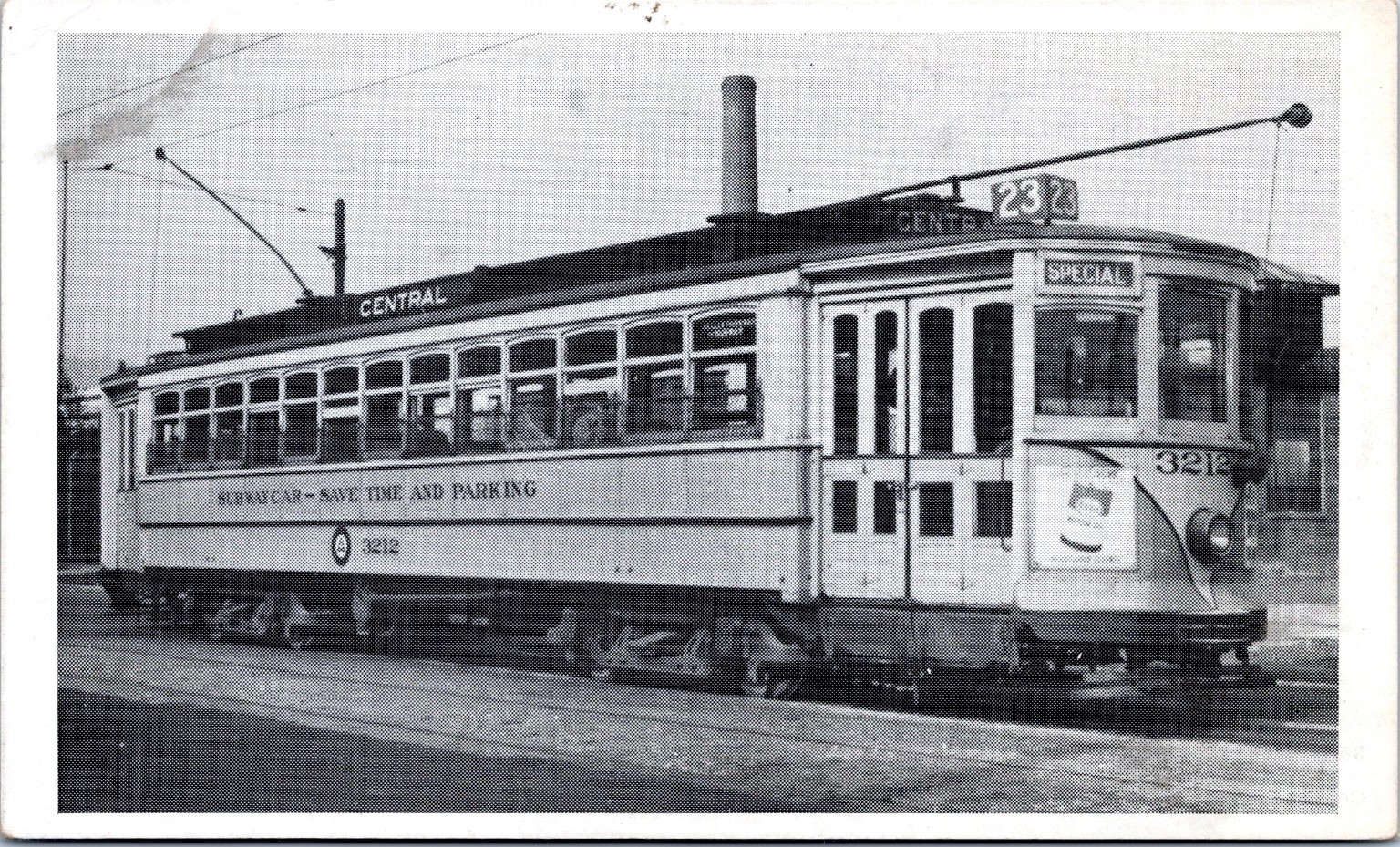 Public Service Railway of New Jersey (PSNJ) Streetcar No. 3212- c1940s Postcard Public Service Railway of New Jersey (PSNJ) Streetcar No. 3212- c1940s Postcard