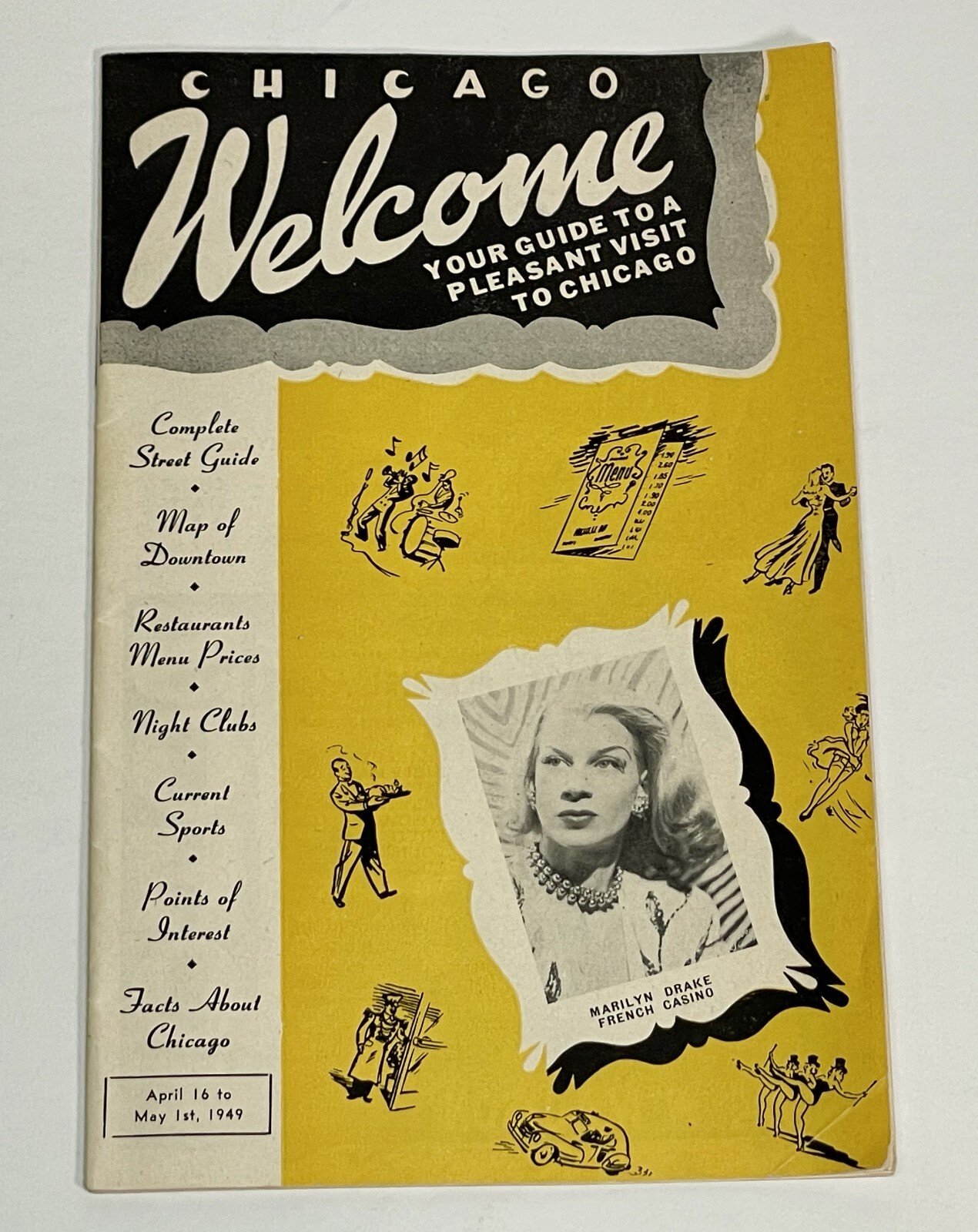 Vintage Chicago Tourist Guide - Your Guide to a Pleasant Visit to Chicago - 1949 Vintage Chicago Tourist Guide - Your Guide to a Pleasant Visit to Chicago - 1949