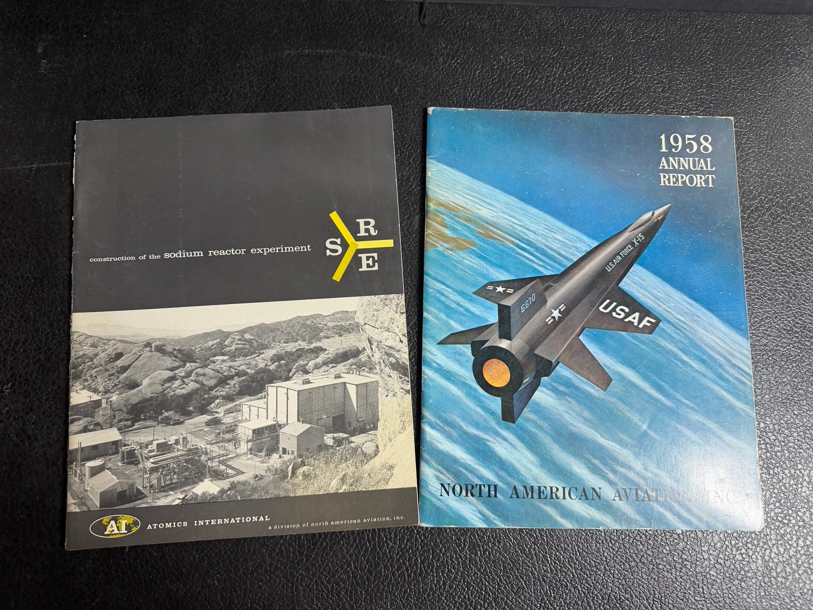 Vintage 1958 North American Aviation Annual Report & Atomics International SRE
