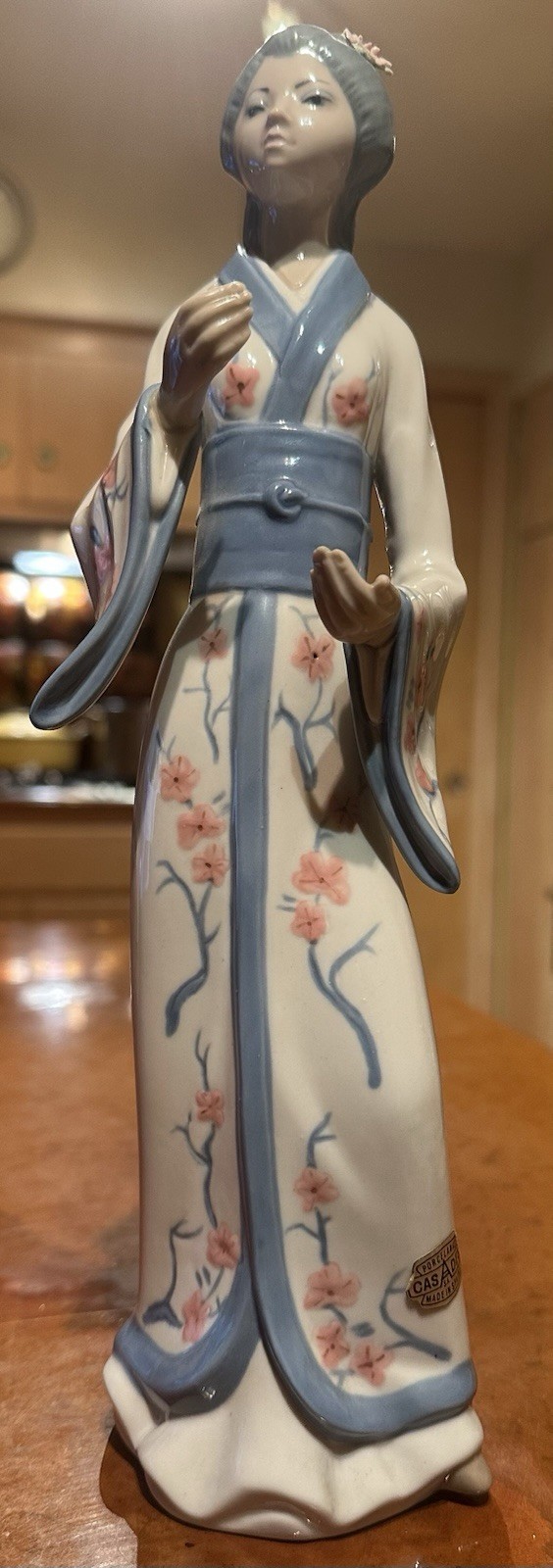 Vintage Casades Spanish Porcelain Geisha Figurine As Is
